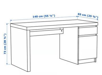 Malm Ikea bureau - afbeelding 4