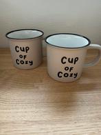 2 mokken cup of cozy, Huis en Inrichting, Keuken | Servies, Ophalen, Zo goed als nieuw, Bord(en), Wedgwood