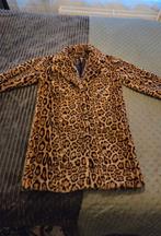 Leuke luipaard jas maat s/m fake bont, Kleding | Dames, Ophalen of Verzenden, Zo goed als nieuw, Bruin