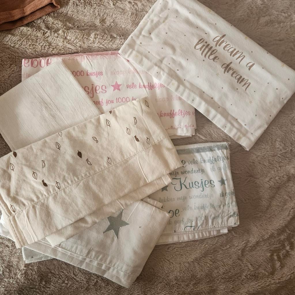 Wieg/Cosleeper Lakenset, Gebruikt, Jongetje of Meisje, Wit, Overige typen