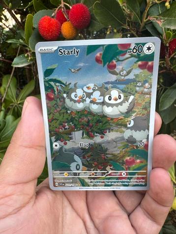 Starly Holo Illustration Rare 221/198 beschikbaar voor biedingen