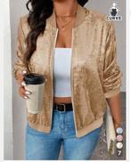 Nieuw goud / glanzend jasje shein curve 4 x xl, Ophalen of Verzenden, Zo goed als nieuw, Maat 56/58 (XL)