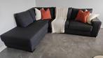 Ruime antraciet hoekbank van Eijerkamp (215x265cm), Tweepersoons, Ophalen of Verzenden, Zo goed als nieuw, Overige maten