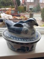 Delfts Blauw Eend Schaaltje, Huis en Inrichting, Ophalen, Porselein of Keramiek, Schaal, Zo goed als nieuw