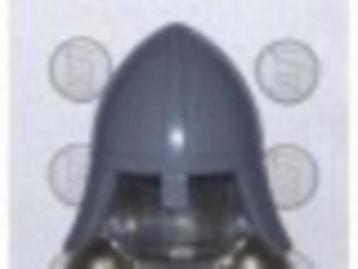 Lego Castle Helmen 2x Soldaat Helm Licht Blauw Grijs 3844 (N beschikbaar voor biedingen