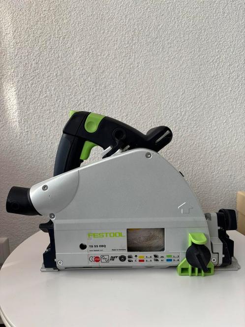 Festool ts55 ebq invalzaag, Doe-het-zelf en Verbouw, Gereedschap | Zaagmachines, Zo goed als nieuw, Invalzaag, 1200 watt of meer