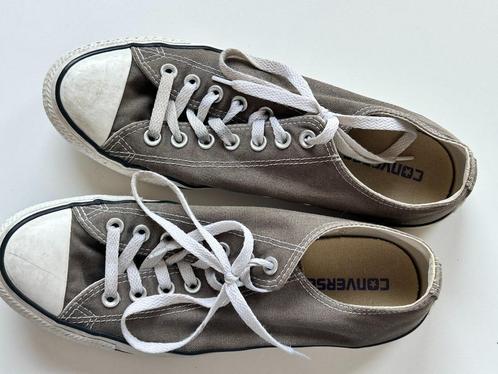 Converse All Star Low – Maat 42,5 – Goede staat – Grijs, Kleding | Heren, Schoenen, Zo goed als nieuw, Sneakers of Gympen, Overige kleuren