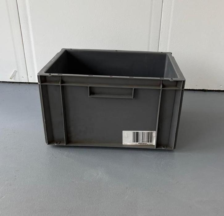 Stapelbakken 400 x 300 x 235 kunststof krat euronorm, Doe-het-zelf en Verbouw, Kratten en Dozen, Gebruikt, Krat, Minder dan 35 cm