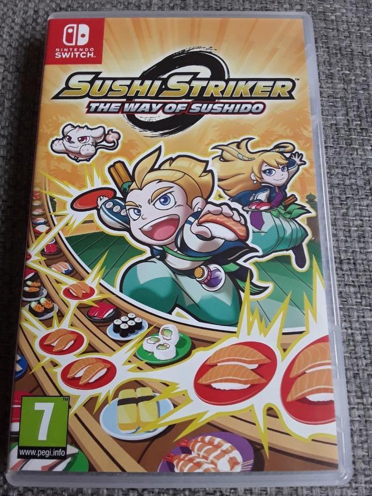 Nintendo Switch Game Sushi Striker The Way Of Sushido, Spelcomputers en Games, Games | Nintendo Switch, Zo goed als nieuw, 1 speler
