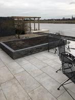 stapelblokken borderblok stapelsteen 12x12x50 hardsteen, Tuin en Terras, Bielzen en Borders, Ophalen, Blok, Nieuw, Natuursteen