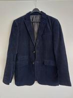 Donkerblauwe blazer met rib, Kleding | Heren, Kostuums en Colberts, Angelo Litrico, Ophalen of Verzenden, Zo goed als nieuw, Maat 48/50 (M)