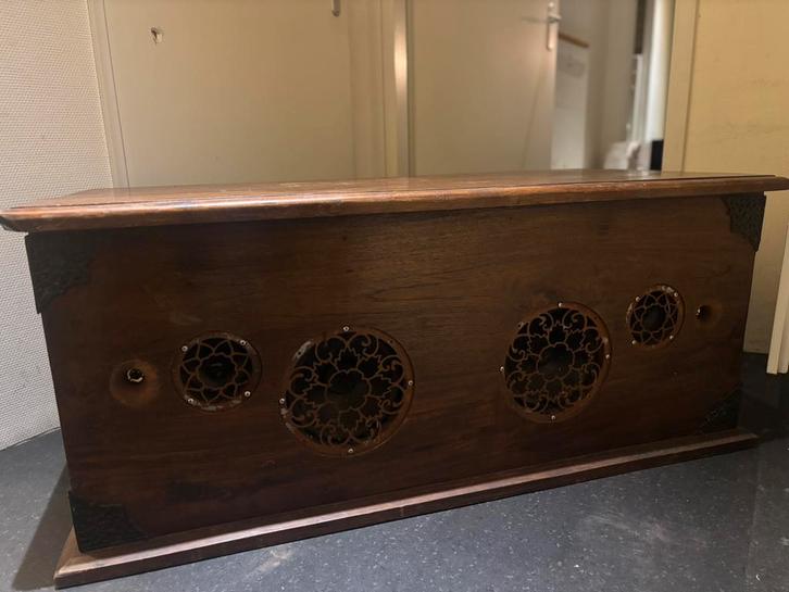 Indonesische dekenkist, Huis en Inrichting, Woonaccessoires | Kisten, Zo goed als nieuw, Minder dan 50 cm, 100 tot 150 cm, Ophalen of Verzenden