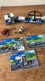 lego 60244 politie helikopter transport, Kinderen en Baby's, Speelgoed | Duplo en Lego, Ophalen of Verzenden, Gebruikt, Complete set