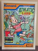 MSX KONAMI - Athletic Land Poster in Frame, Ophalen of Verzenden, Nieuw, A1 t/m A3, Film en Tv