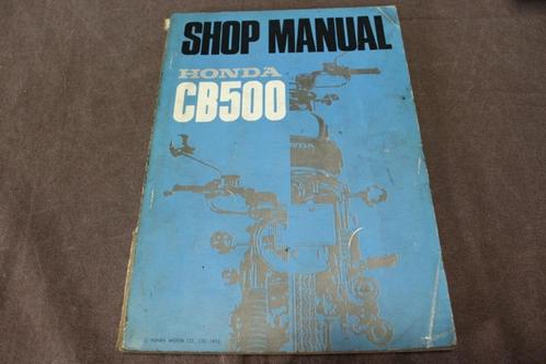Honda CB500 fours 1972 motorcycle shop manual handboek CB, Motoren, Handleidingen en Instructieboekjes, Honda, Ophalen of Verzenden