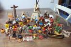 Vintage Playmobil indianen Geobra groot lot verzameling, Ophalen of Verzenden, Gebruikt, Complete set