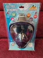 Full face duikmasker naat L/XL kleur zwart nieuw, Watersport en Boten, Snorkelen, Ophalen of Verzenden, Zo goed als nieuw, Overige