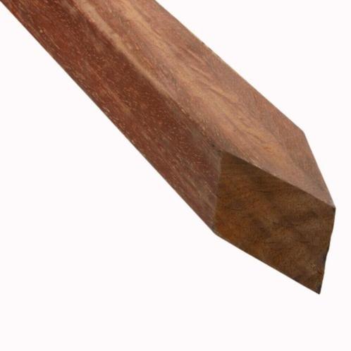 Hardhouten paal vlonderplanken schutting terras beschoeiing, Tuin en Terras, Palen, Balken en Planken, Nieuw, Hardhout, Ophalen of Verzenden