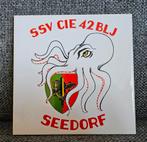 Tegeltje SSV CIE 42 BLJ Seedorf, Verzamelen, Duitsland, Overige typen, Ophalen of Verzenden, Landmacht