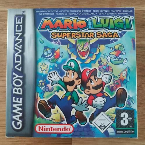 Mario & Luigi Superstar Saga voor Nintendo GBA, Spelcomputers en Games, Games | Nintendo Switch, Zo goed als nieuw, Role Playing Game (Rpg)
