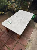 Salontafel met marmeren blad, Ophalen, Overige materialen, Gebruikt, 100 tot 150 cm
