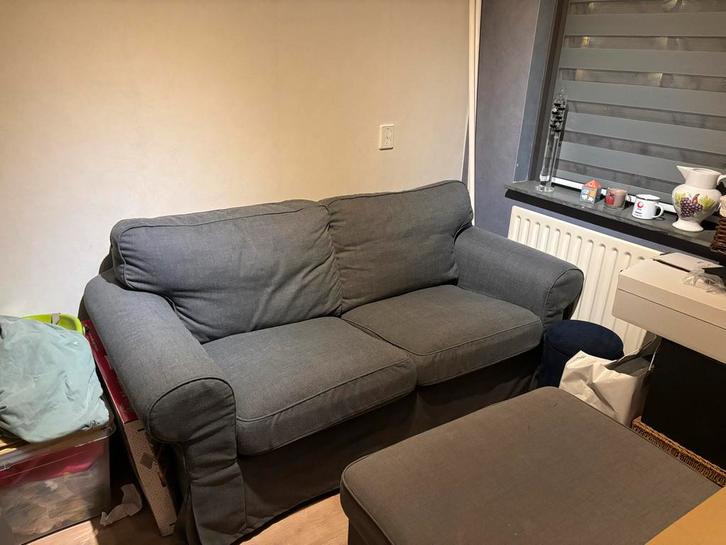 IKEA Ektorp 2-zitsbank, Huis en Inrichting, Banken | Sofa's en Chaises Longues, Gebruikt, Tweepersoons, 150 tot 200 cm, 75 tot 100 cm