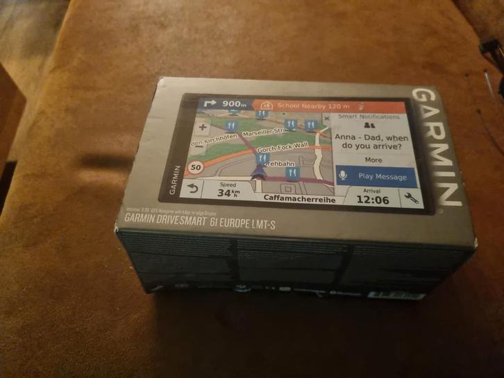 Garmin DriveSmart 61 Europe LMT-S Navigatiesysteem, Auto diversen, Autonavigatie, Zo goed als nieuw, Ophalen of Verzenden