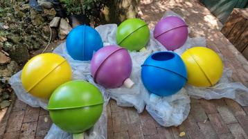 Gekleurde bollen, diameter 50 cm, 8 stuks beschikbaar voor biedingen