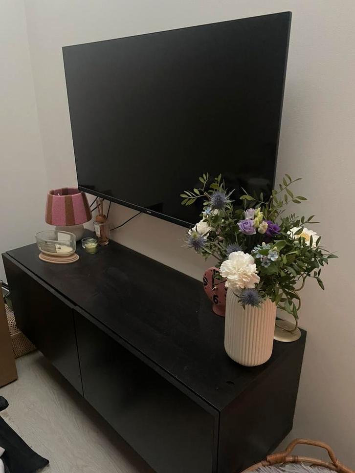 Ikea besta tv meubel, Huis en Inrichting, Kasten | Televisiemeubels, Zo goed als nieuw, Minder dan 100 cm, 100 tot 150 cm, 25 tot 50 cm