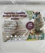 Dekbed Deken 100% engelse wol Kingsize 260x220 260-220 XL, Wit, Ophalen of Verzenden, Deken of Dekbed, H