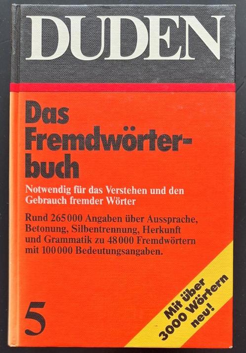 Duden 5 - Das Fremdwörterbuch, Boeken, Woordenboeken, Gelezen, Ophalen of Verzenden