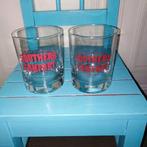Southern Comfort glazen rood logo set van 2 stuks, Ophalen, Glas of Glazen, Overige stijlen, Glas