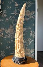 Vintage chinese imitatie olifanten slagtand., Ophalen of Verzenden