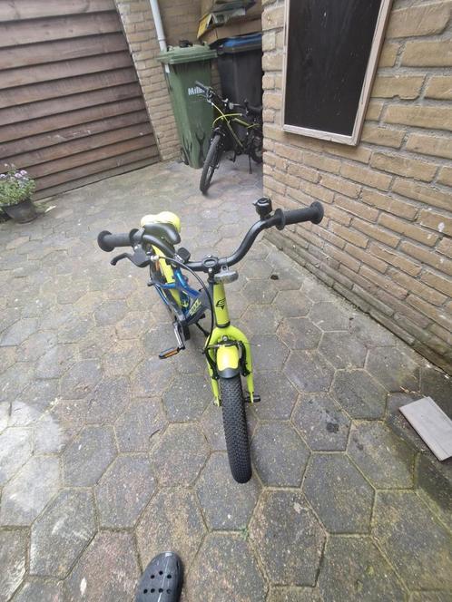 S'cool Kinderfiets 16 inch, Fietsen en Brommers, Fietsen | Jongens, Gebruikt, 16 inch, Handrem, Ophalen