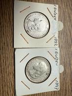 Setje guldens wilhelmina lang haar 1892 en 1897, 1 gulden, Setje, Zilver, Ophalen of Verzenden