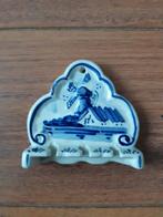 Delfts blauw lepelrekje ca. 9,5 cm breed 9 cm hoog, Ophalen of Verzenden