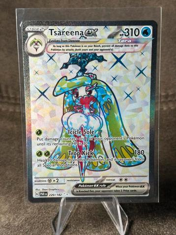 Tsareena Ex #220 220/182 (Pokemon Paradox Rift) beschikbaar voor biedingen