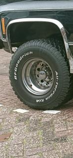 6x139,7  6 gaats staal Chr + BFGoodrich all terrain 33x12.5, Ophalen, 15 inch, All Season, Band(en)