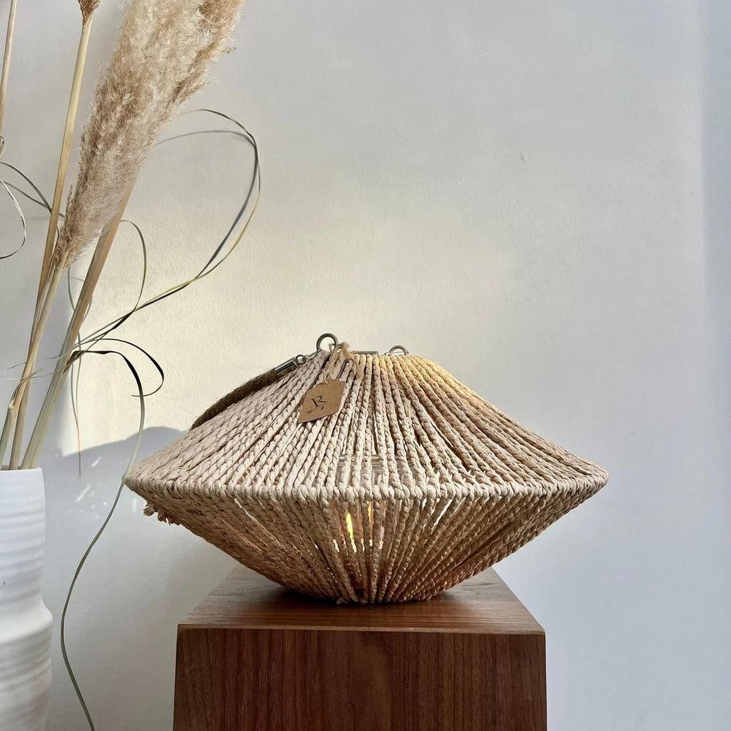 Sisal windlicht, Overige materialen, Overige kleuren, 25 tot 50 cm, Qa