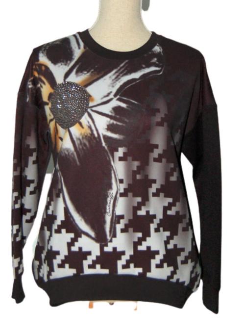 Nieuwe Cristina Effe Glam sweater, trui, Mt. L., Kleding | Dames, Truien en Vesten, Nieuw, Maat 42/44 (L), Zwart, Verzenden