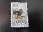 Postzegel Vogel: Korhaan uit Liechtenstein, Postzegels en Munten, Postzegels | Thematische zegels, Ophalen of Verzenden, Postfris