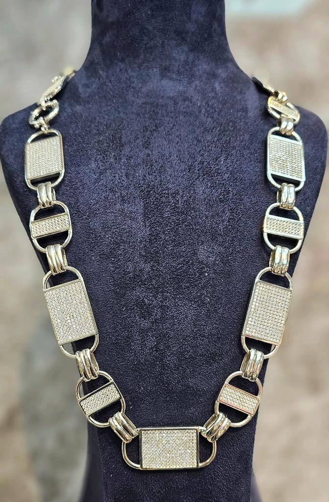 Mooie Magnum zilver 925 ketting, Sieraden, Tassen en Uiterlijk, Kettingen, Nieuw, Zilver, Zilver, Ophalen of Verzenden
