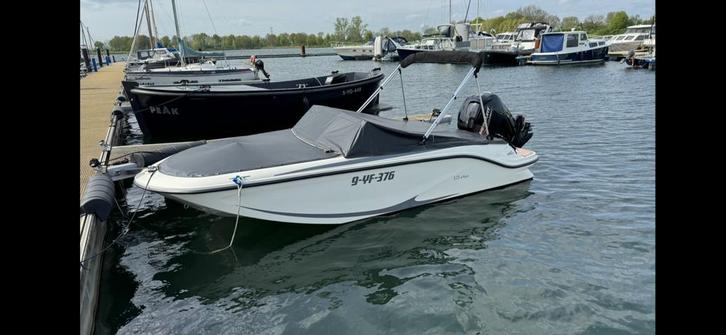 Quicksilver 525 Axess, Watersport en Boten, Speedboten, Zo goed als nieuw, 3 tot 6 meter, Benzine, 70 tot 120 pk, Polyester, Buitenboordmotor