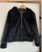 Dames nepbont jas maat M/38, Maat 38/40 (M), Zwart, Ophalen of Verzenden, Gedragen