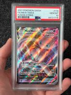 Pokémon PSA 10 Mew Vmax #114 Fusion Stike, Ophalen of Verzenden, Zo goed als nieuw, Losse kaart, Foil