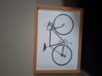 Lijst met plaat fiets!, Ophalen, Zo goed als nieuw