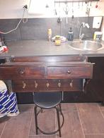 Landelijke houten kapstok of regaal - Teak, Ophalen, Hout, Wandkapstok, Minder dan 100 cm