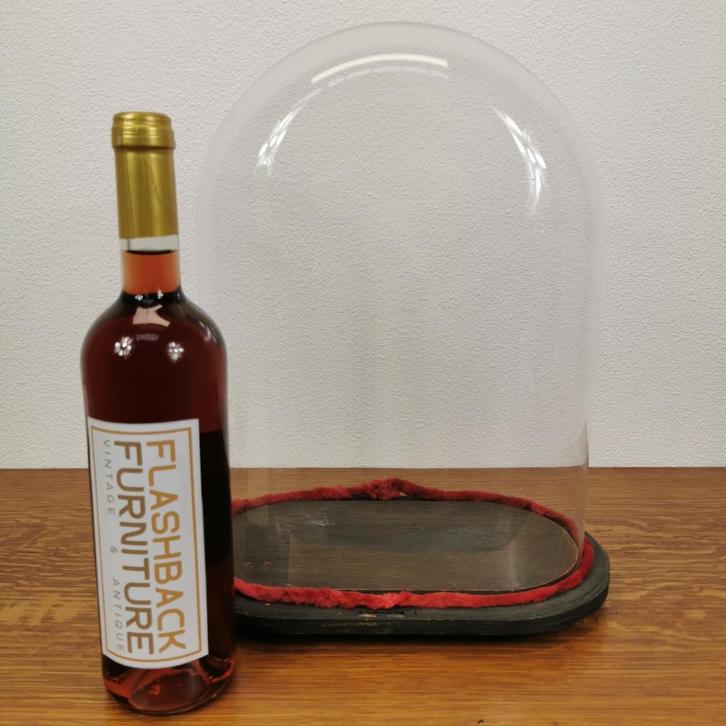 Antieke vintage grote ovale stolp van glas 511, Huis en Inrichting, Woonaccessoires | Stolpen, Zo goed als nieuw, Ophalen of Verzenden