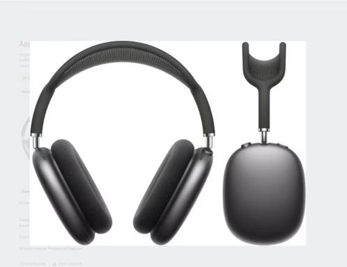 Apple AirPods Max met lightning zwart incl opberghoes, Telecommunicatie, Mobiele telefoons | Oordopjes, Refurbished, In oorschelp (earbud)