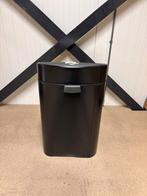 Brabantia Touch Bin afvalemmer 23+10 Liter Zwart | DLS18157, 50 tot 75 cm, Nieuw, Ophalen of Verzenden, Brabantia Nederland B.V.